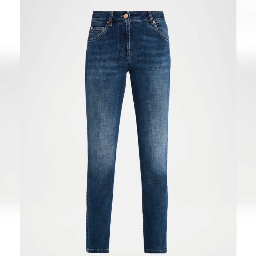 Brunello Cucinelli Extra Skinny Fit High Waist Jeans